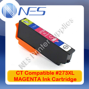 CT Compatible #273XL MAGENTA High Yield Ink Cartridge for Epson XP-510/XP-520/XP-600/XP-610/XP-620 (T275392)